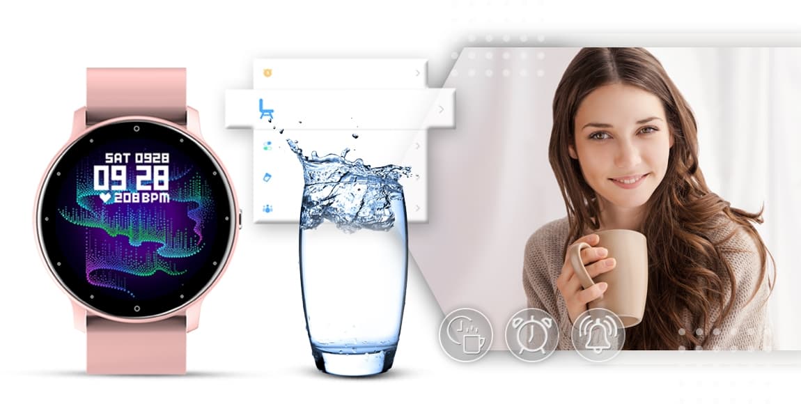 Smartwatch GIEWONT Sport Around GW120-1 - Powder Pink