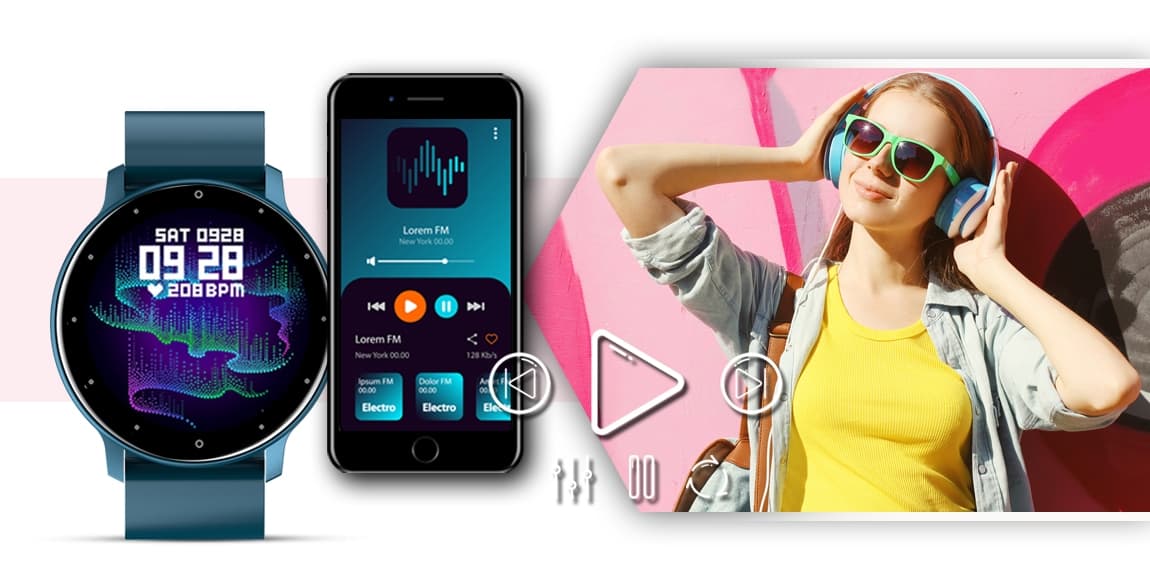 Smartwatch GIEWONT Sport Around GW120-4 - Deep Ocean