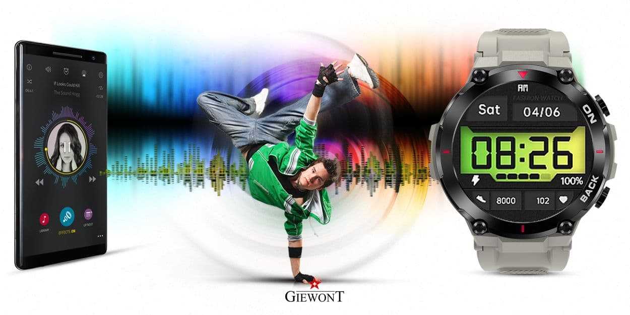 Smartwatch GIEWONT Pionier GPS GW460-3 - Light Stone