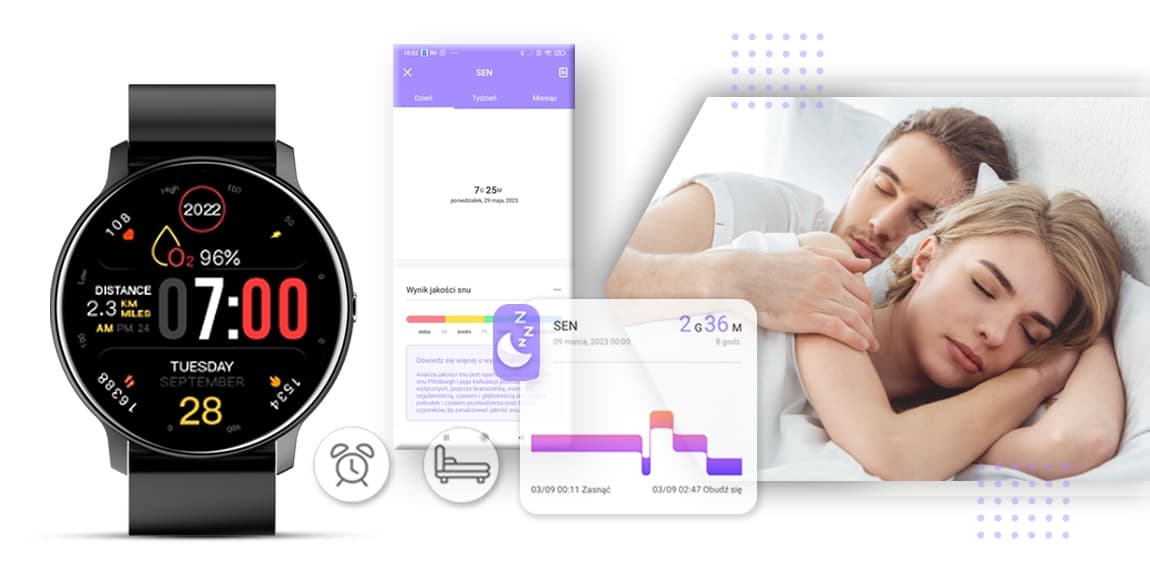 Smartwatch GIEWONT Sport Around PRO SmartCall GW120-2 PRO - Carbon