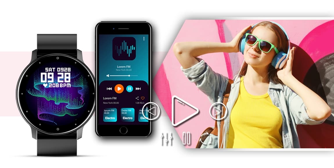 Smartwatch GIEWONT Sport Around PRO SmartCall GW120-2 PRO - Carbon