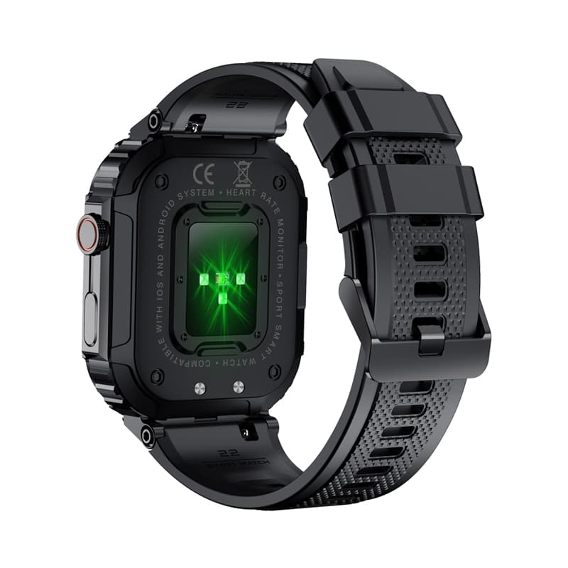 Smartwatch VELTORI VT200-1 Czarny Pasek Silikonowy