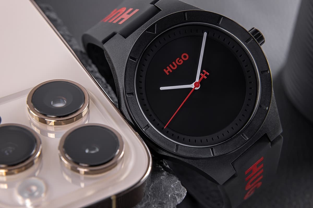 Zegarek Męski HUGO Lit For Him Black 1530343 + BOX