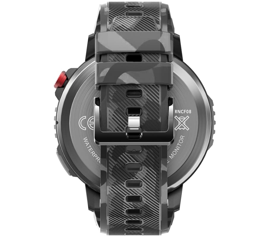 Smartwatch Męski RUBICON RNCF08 Black/Moro SMARUB232