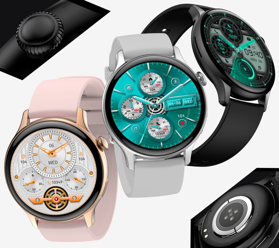 Smartwatch Damski RUBICON RNCF10 Rose Gold/Pink SMARUB239