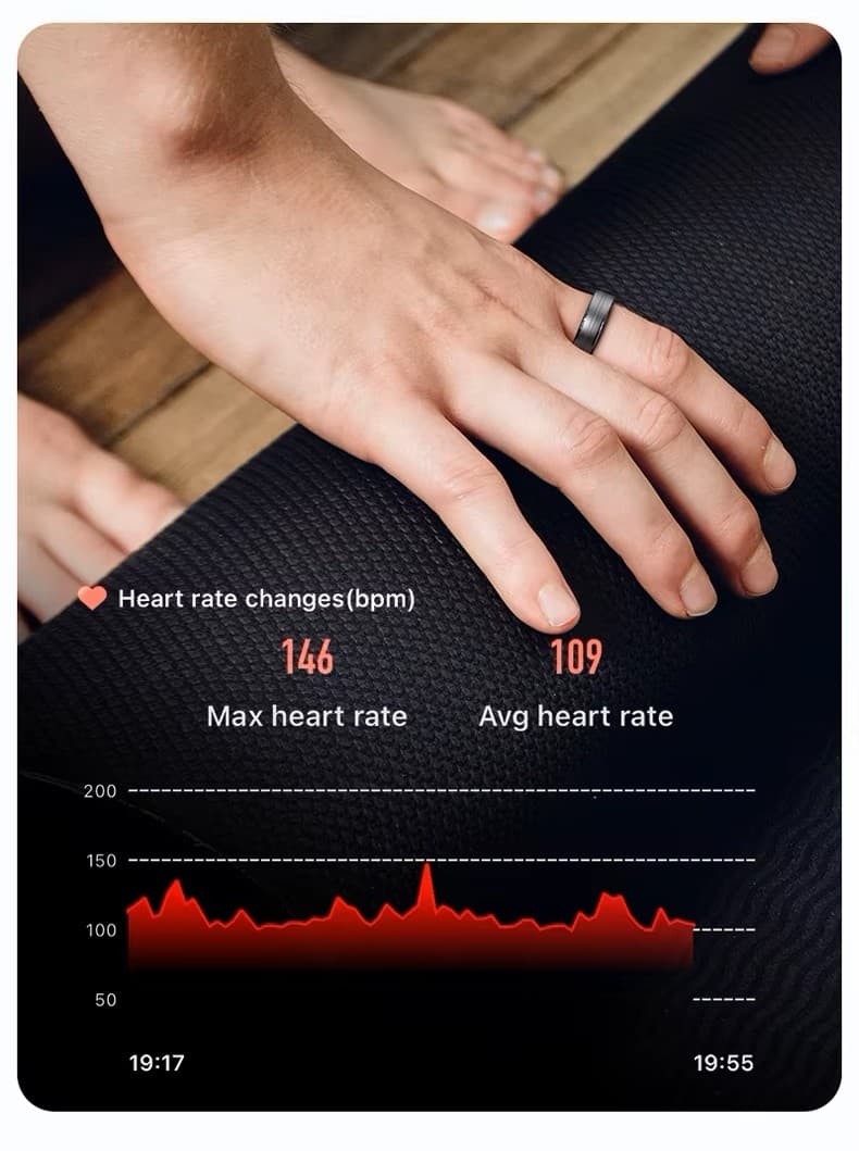 Smart Ring RUBICON R6 Gold/Silver SIZE-8(US) SMARUB321