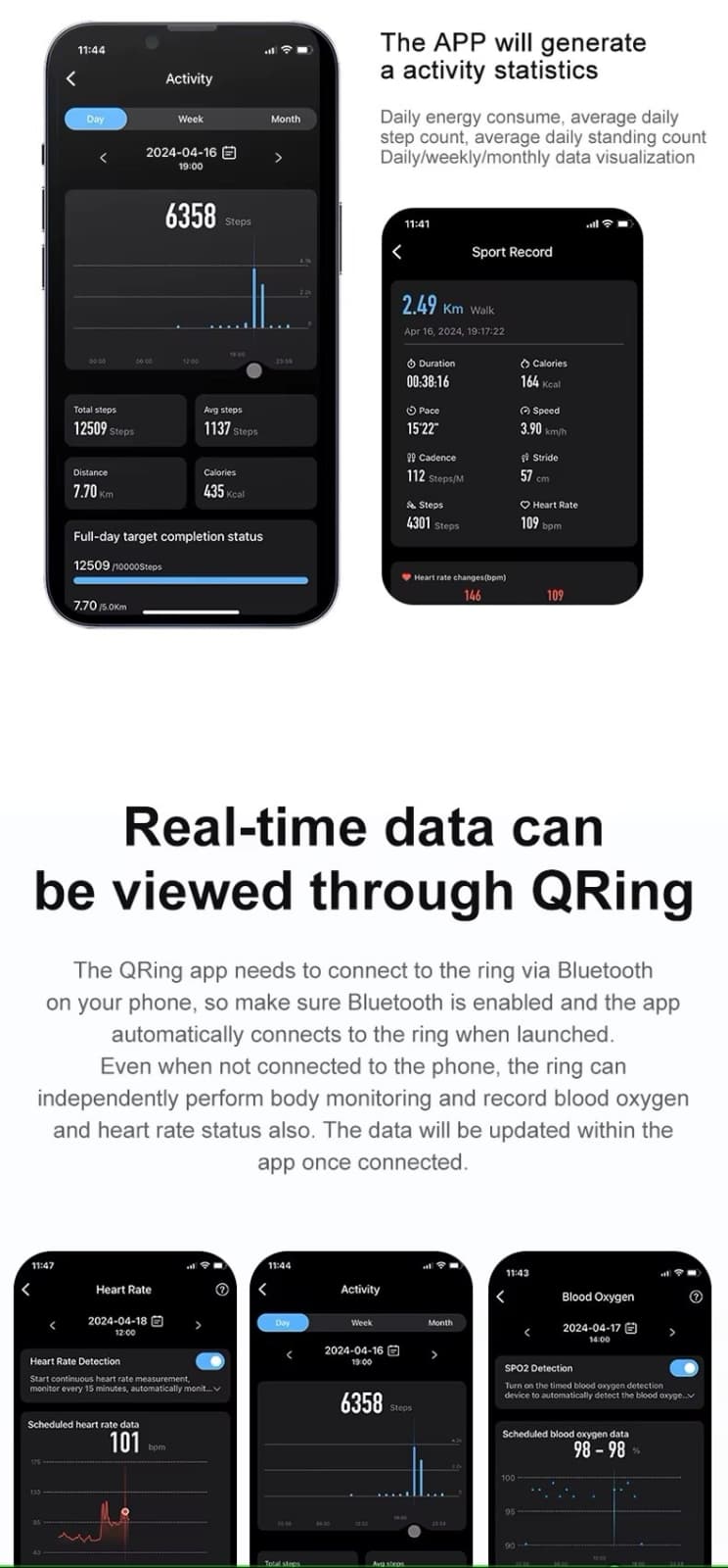 Smart Ring RUBICON R6 Gold SIZE-9(US) SMARUB322