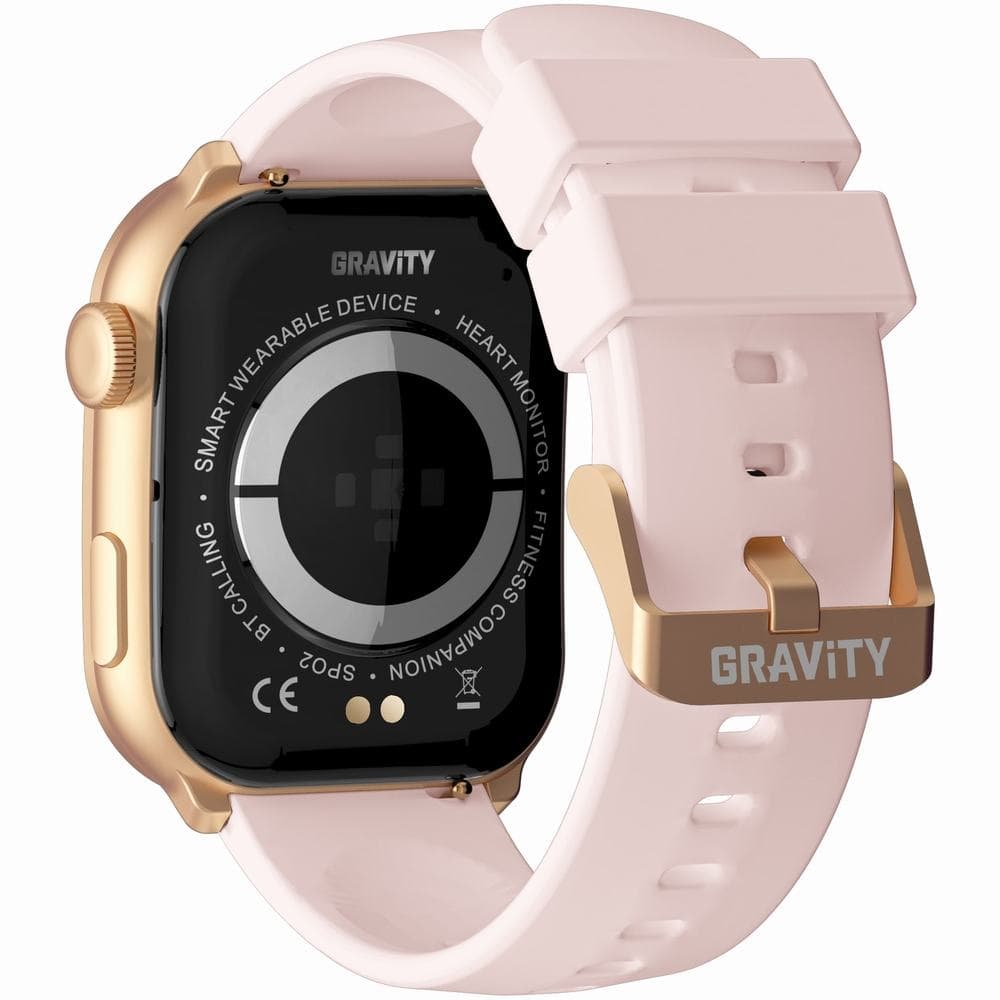 Smartwatch Damski GRAVITY GT28-6 Pasek + Bransoleta Różowe złoto Różowy