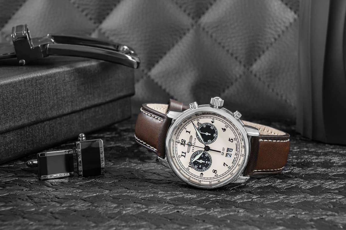 Zegarek Męski ZEPPELIN Graf Chronograph LZ 127 + BOX