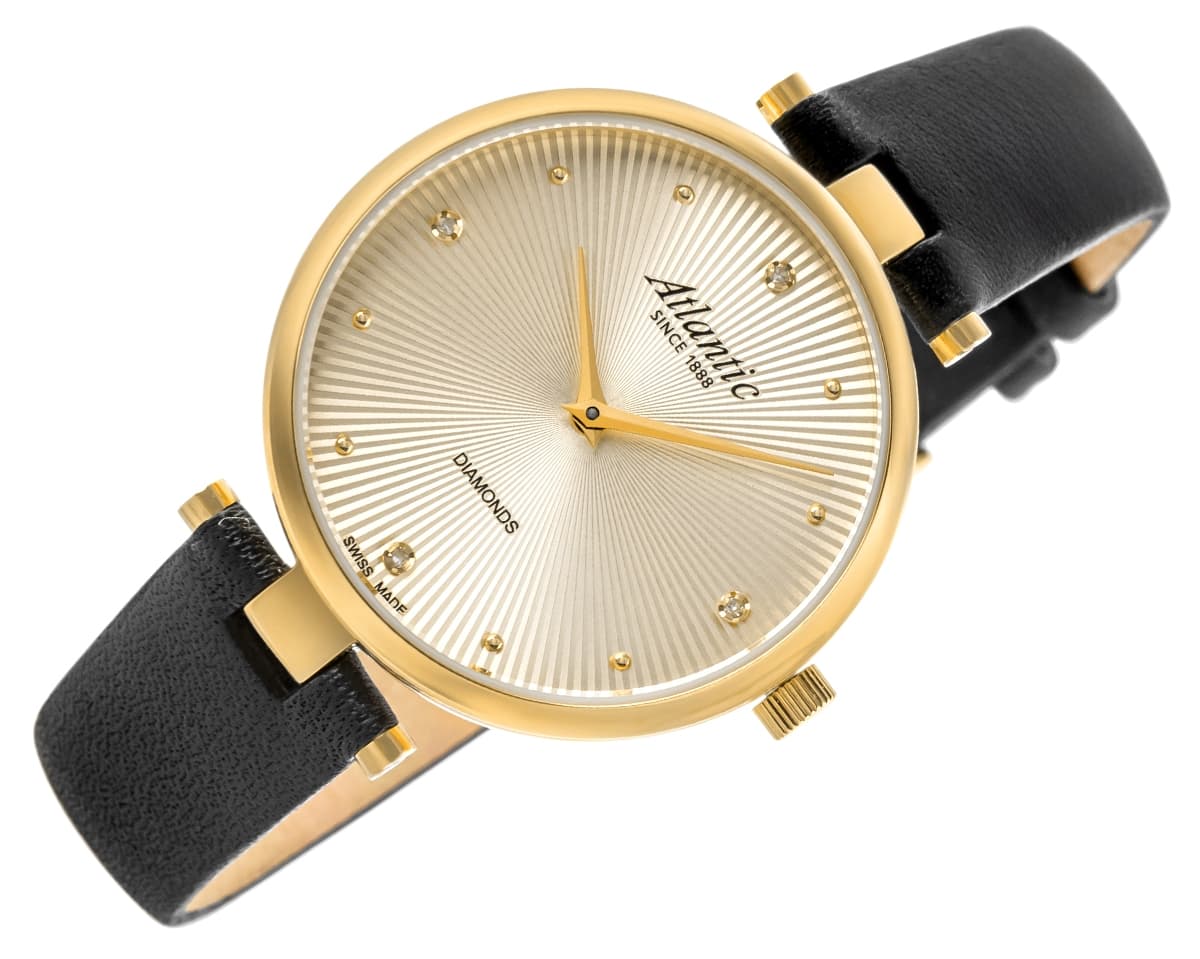 Zegarek Damski Atlantic Royal Diamonds 29044.45.37 + BOX
